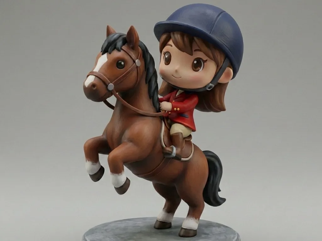 Menina e cavalo